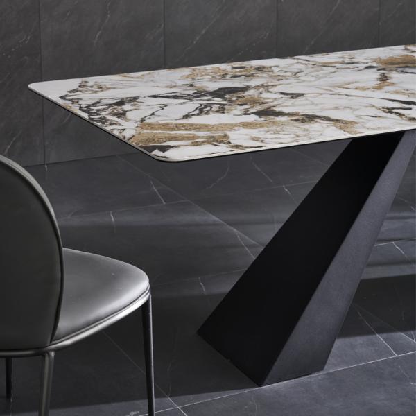 Marble  Luxurious  4 6 Seater Extending Dining Table 1100mm Width