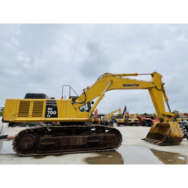 Original Japon Komatsu PC700-8 Excavateur hydraulique à rampe d'occasion 70 tonnes Excavateur bas prix