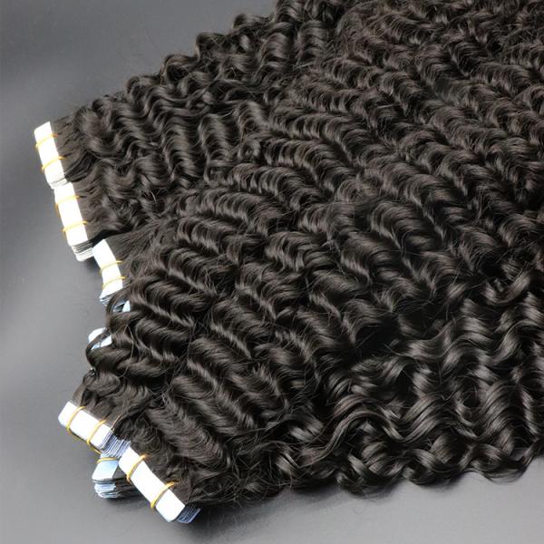 Brizalian tape hair extensions European double drawn Russian human hair Tape hair extensions