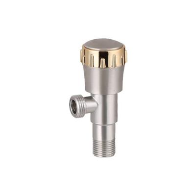 Pipe Connection Kitchen Angle Stop Manual Control 3/4 3/8 Inch
