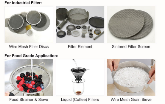 Woven OEM Stainless Steel Wire Mesh Screen 80 Micron Sieve