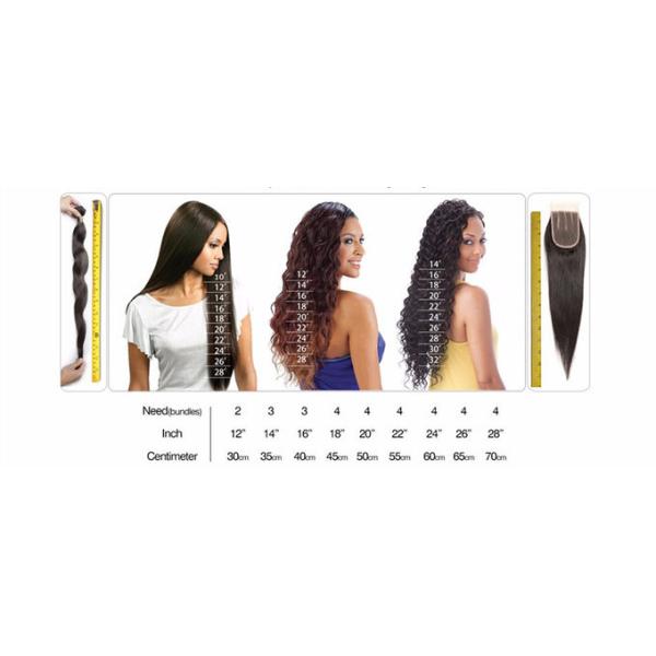 10A Grade Malaysian Hair Extensions For Women / Deep Wave Human Hair Bundles