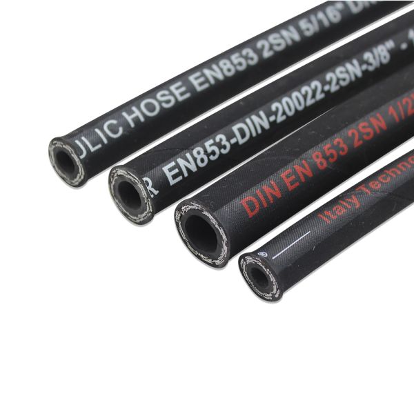 DN10 ID 3/8 1SC One Wire Braided Hydraulic Hose