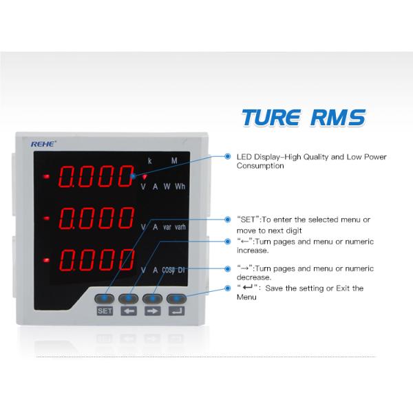 High quality True RMS Digital current voltage frequency amp volt hz multimeters