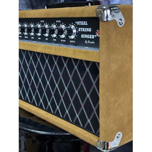 2024 HOT!!! Dumble #002 Version Clone SSS20-Steel String Singer SSS Tube Amp Head 20Watt in Suede Brown with Original Knobs
