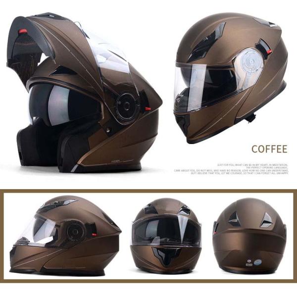 Custom ABS DOT Approved Modular Helmet for Motorcycle Anti-Collision and Breathable