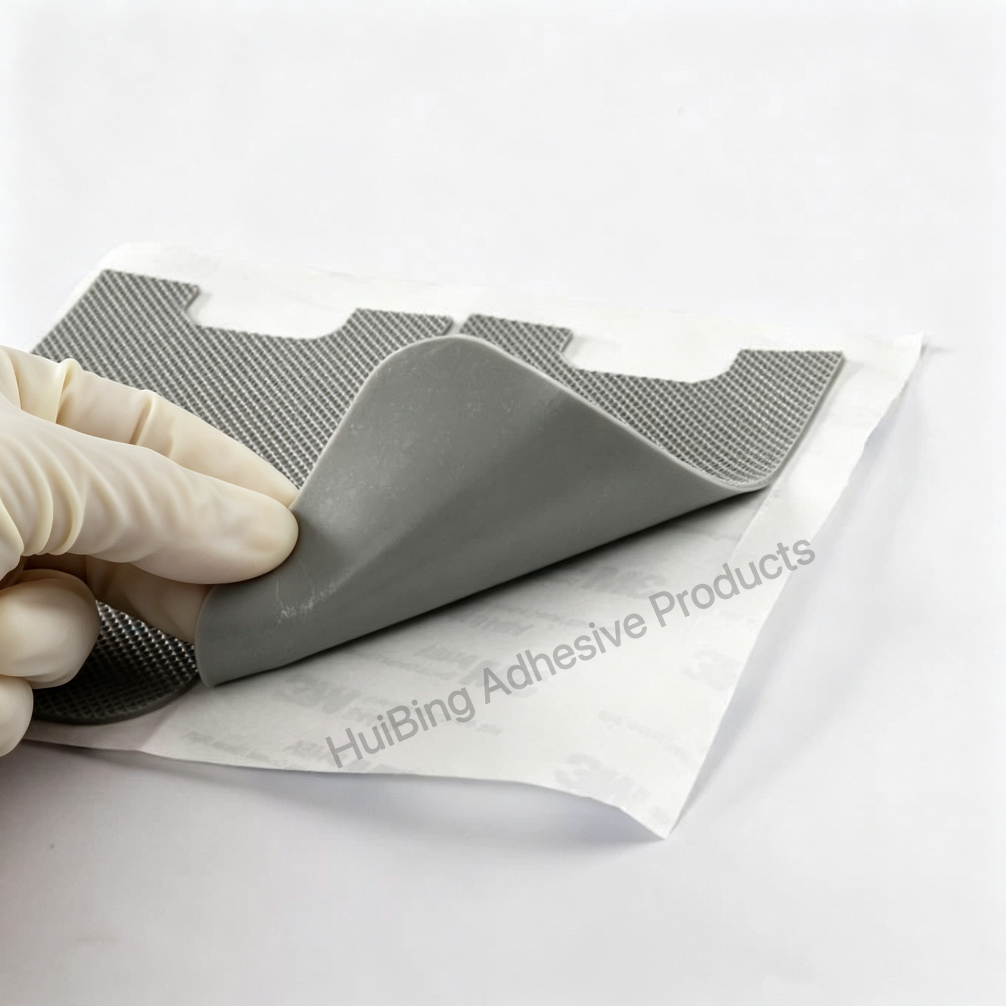 Silicone Gasket Mesh Self adhesive Mobile Phone Stand Non-slip Silicone Foot Mat