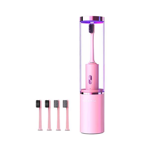 China fabrica fornecer 41000 Vpm Sonic escova de dentes elétrica recarregável com UV esterilização