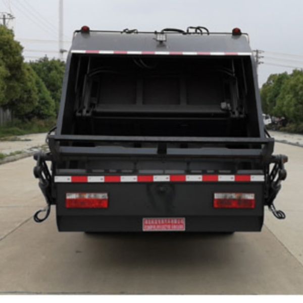 3 Axles Carbon Steel Q235B Garbage Compactor Truck with 14cbm Garbage Bin for Efficient Waste Management