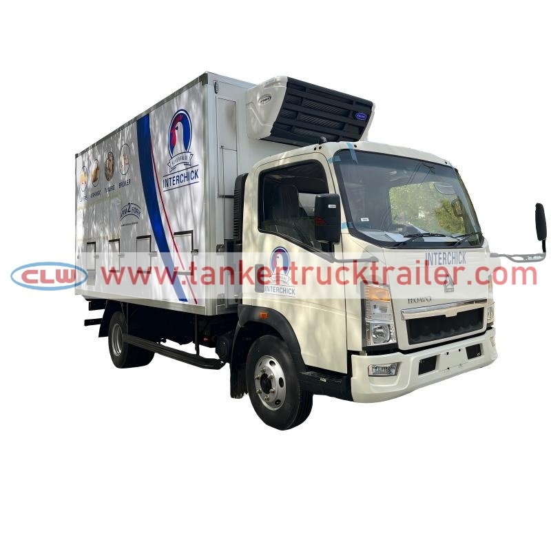 HOWO 4X2 Day-old Chick Delivery Truck for Poultry Farms