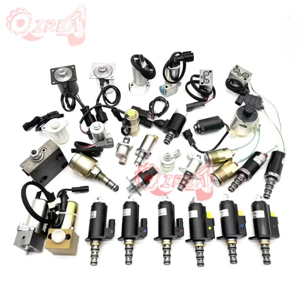 Válvula electromagnética KWE5K-30/G24YA40 de la válvula electromagnética YN35V00021F del freno conveniente para el excavador de Kobelco SK200-6