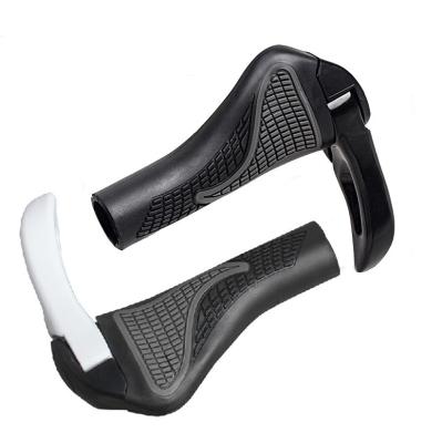New Design Bicylce MTB bike TPR Rubber&Alloy Sheep Angle Grips Ergonomic Components Bar End Handlebars Push On Soft Grip