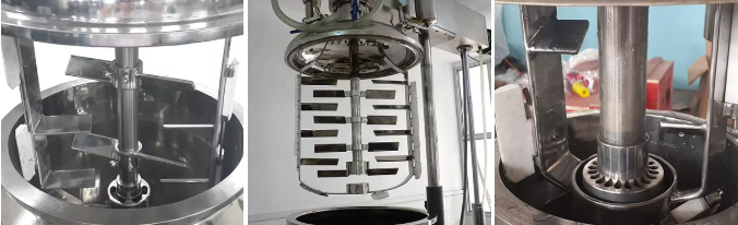 Factory Price Double Cylinder Hydraulic Lift 5L-20000L Cosmetic Production Line Vacuum Emulsifier Machine