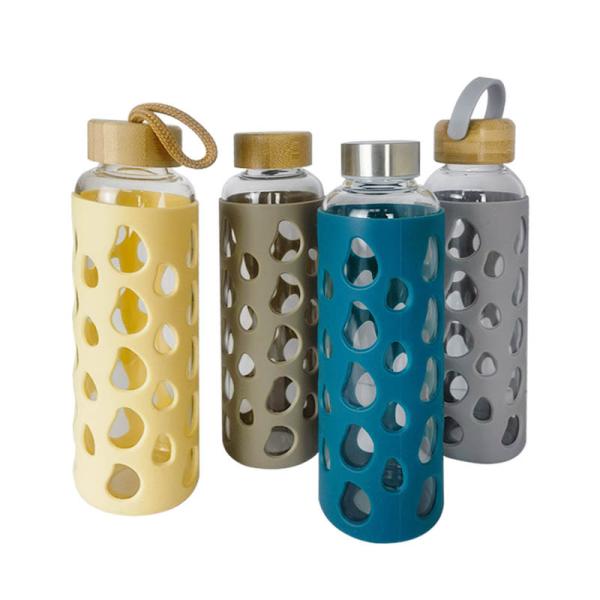 Bulk 16oz Leak-Proof Glass Hydration Bottles | FDA-Approved BPA-Free | Tiered Pricing + Laser Engraving