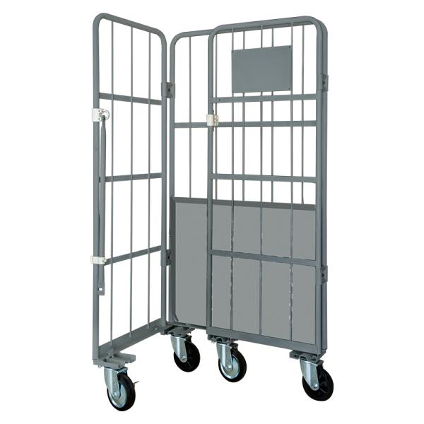 Torin SWK1041  Roll Box Tray Metal Steel Bottom Plate Warehouse Logistics Handcart Storage Folding Metal Base Roll Cage Handcart