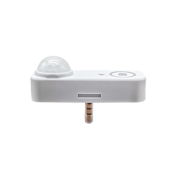 Conector de audio-jack PIR sensor de movimiento HNS134PIRCCT con atenuación de tres niveles y control de blanco sintonizable, fácil enchufe y reproducción