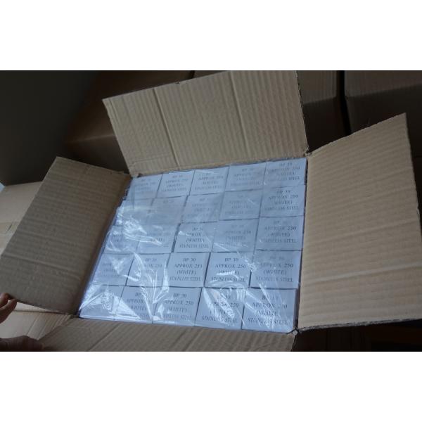 Polished SS316 Plastic Round Cap Roofing Nails With Annular Ring Shank