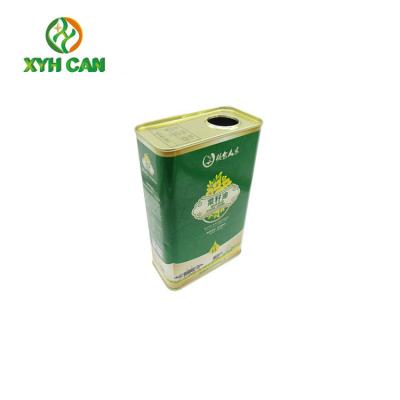Le métal profond d'Olive Oil Tin Can Safety étame l'impression brillante adaptée aux besoins du client de stratification de conteneur d'huile