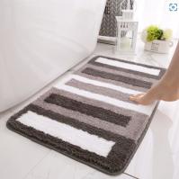 Flocage du pied Mat Bathroom Non Slip de Mat Household Bathroom Bath Absorbent de moquette