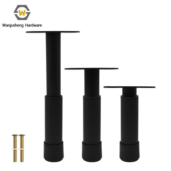 New T-type Black Thickened Adjustable Sofa Legs Simple Advanced Metal Furniture Table Legs