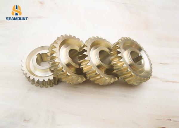 Customized Bronze  Brass Worm Gear Anti Abrasion High Load Capacity