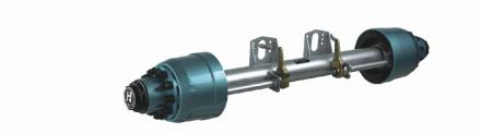 11T Low Bed Lawn Trailer Axle , 285.75/335 Commercial Trailer Axles American Series