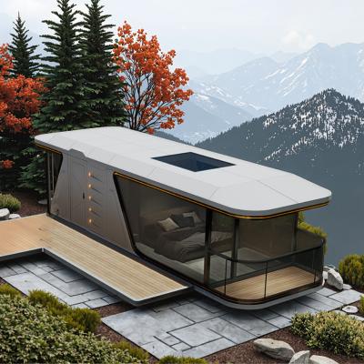 Fuqian High-End Camping Space Capsule Redefined Luxury Container House For Hotels Made Of Steel And Sandwich Panel