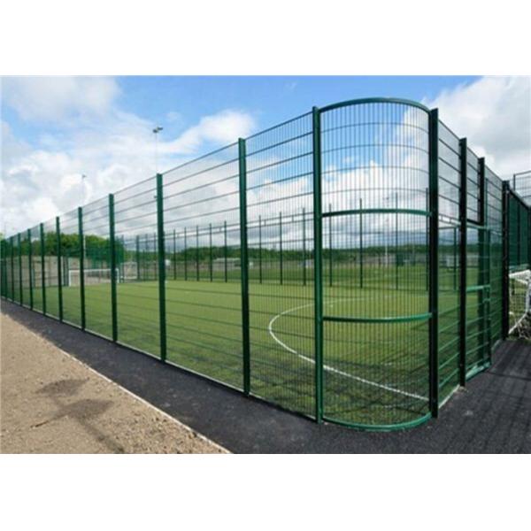 High Safety Powder Coated Anti Climb Fencing Welded Mesh Security 358