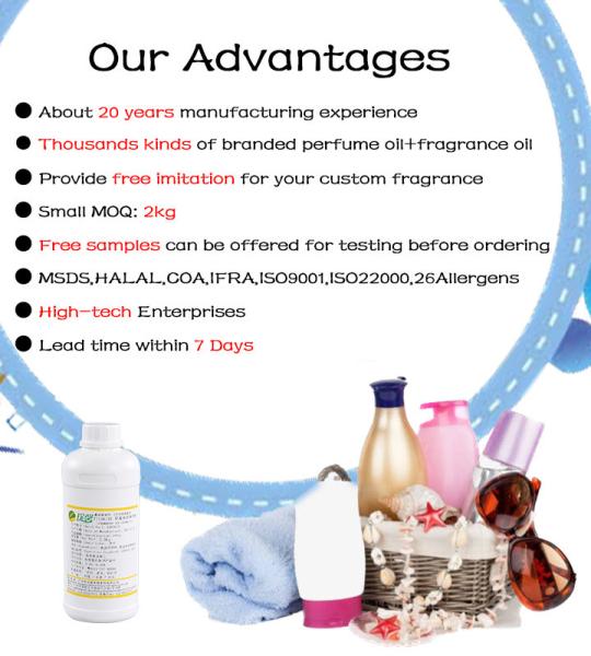 Óleo de perfume floral para lavagem corporal Shampoo Sabão para fazer fragrâncias