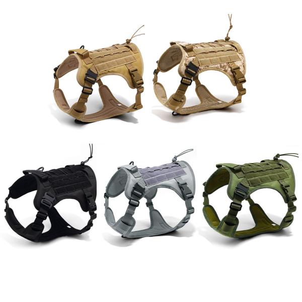 Professional Tactical Dog Harness | MOLLE System for Accessories | For Military, Police, and Working Dogs