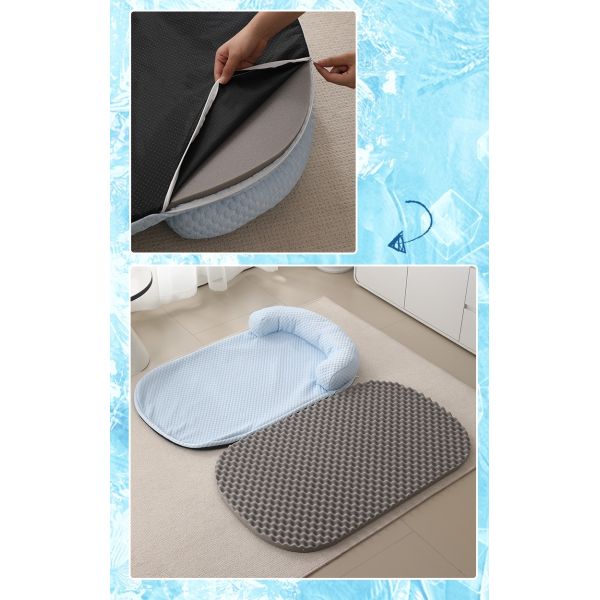 Breathable Ice Cooling Mat For Dogs Biodegradable Pet Friendly For Cooling Nest
