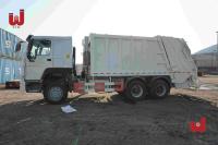 Camion d'enlèvement de déchets du camion à ordures 18CBM de compacteur de la gestion des déchets HW76