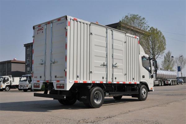 Chinses Manufactuer logistics and transportation 4x2 JAC Cargo Van Box Truck with 2 ton 3 tons loading capacity