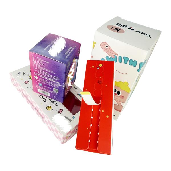 Custom Mystery Blind Box Packaging Luxury Toy Doll Carton Trendy Boxes With Tear Strip