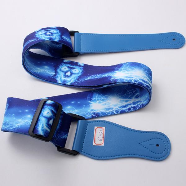 120-180 Cm Classic Personalised Guitar Strap Dye Sublimation Printed Logo