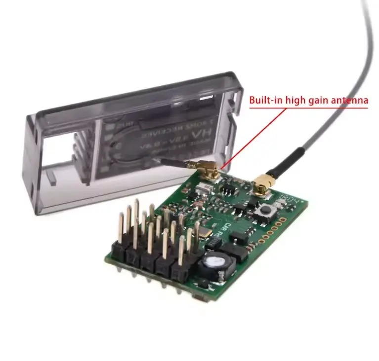 AGFRC RFS04C 8.4V Compatible Futaba S-FHSS Dual-antenna 4CH+SBUS 7.3g Light Weight Receiver Module For Car /Buggy