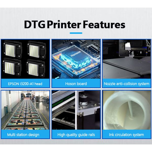 Industrial Multi Station DTG Printing Machine For High Volume Custom Garments