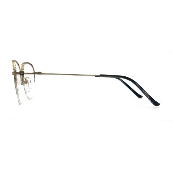 MD131 Contemporary Half-rim Metallic Optical Frames for All Occasions