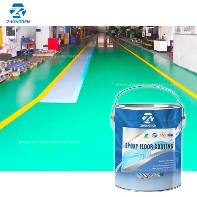 Powder Coating Water Based Epoxy Resin Floor Paint For Indoor Building Floors