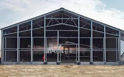 Prefabricated Large Span Office Steel Structures Workshop