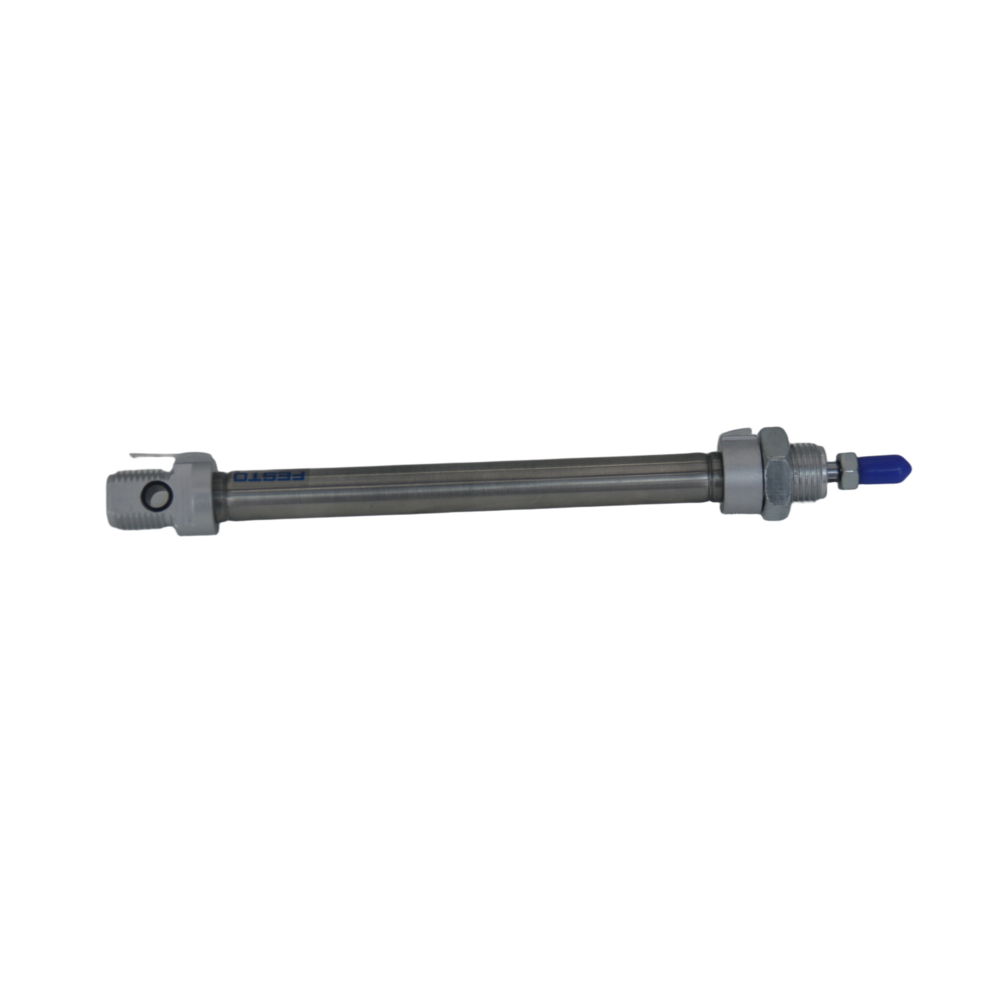 FESTO Anodised Aluminium Body Double Acting Pneumatic Air Cylinder DSNU‑10-10/15/20/25/30/40/50/60/80/100‑P‑A Series 8mm Bore Elastic Cushion Air Cylinder