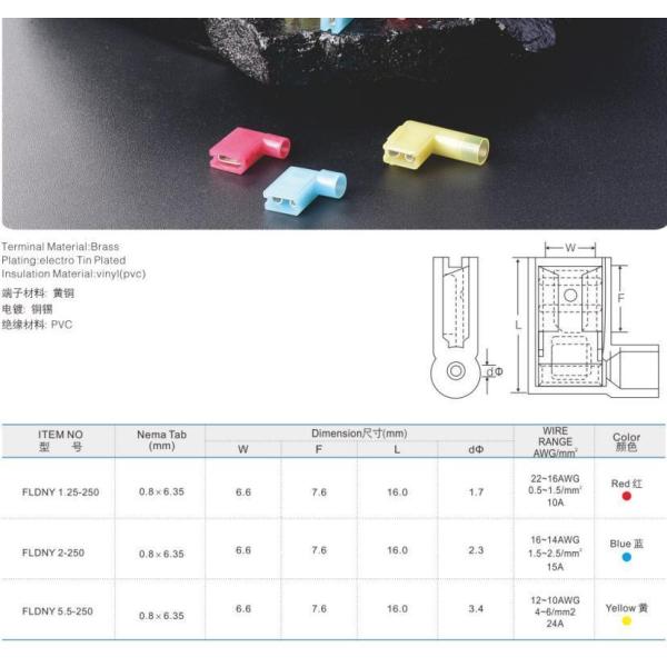 Изолированные вилки для кабелей Нилоновые/бронзовые подключаемые электрические соединители для терминальных кабелей
