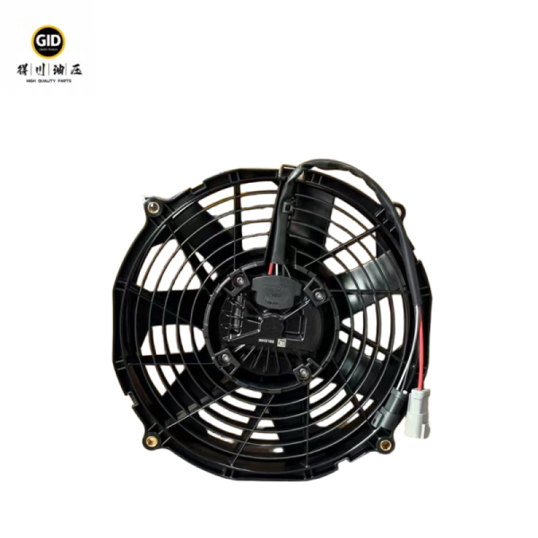 12V/24V Hydraulic Cooling Fan For Excavator - Heavy Duty Radiator Fan Motor Replacement