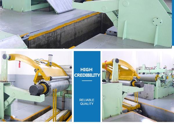 Machine à découper à haute vitesse à bobine d'acier CNC largeur 800 mm