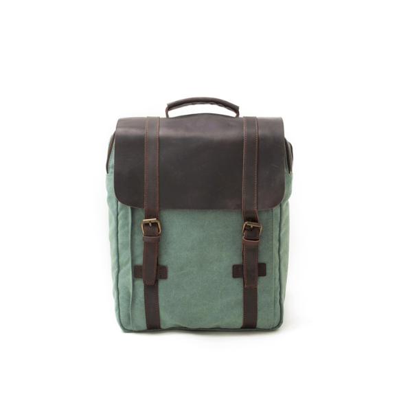 CL-500 Blue Hot Sale Vintage Canvas and Leather Backpack