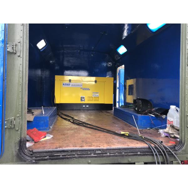 1500/1800rpm Brushless Kovo Diesel Welder Generator Ew500dst