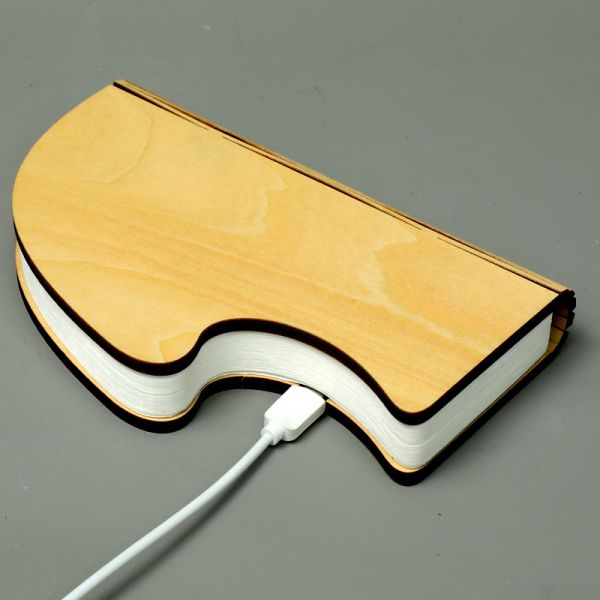E26 Origami Paper Book Lamp Foldable Mushroom Luminescence Table Light