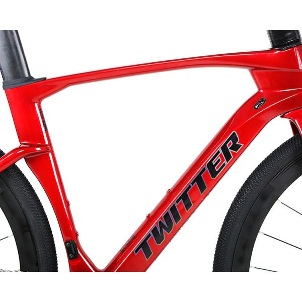 Велосипед 700C дороги волокна углерода ГРАВИЯ V3 TWITTER с ВЕРШИНОЙ 11S SRAM