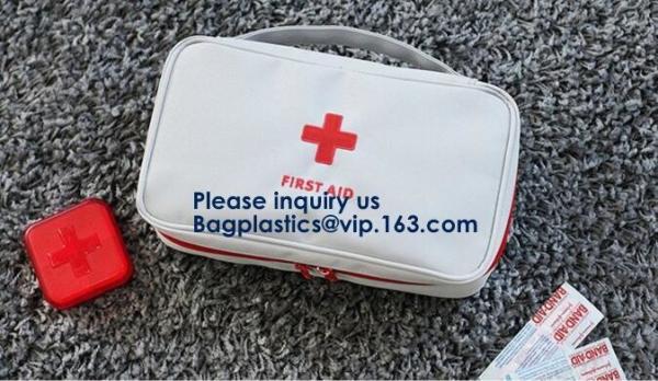 First Aid Bags, Kit Bag, Medical Storage Bag, Portable Pouch, Emergency Medicine, Handy Pills Pocket