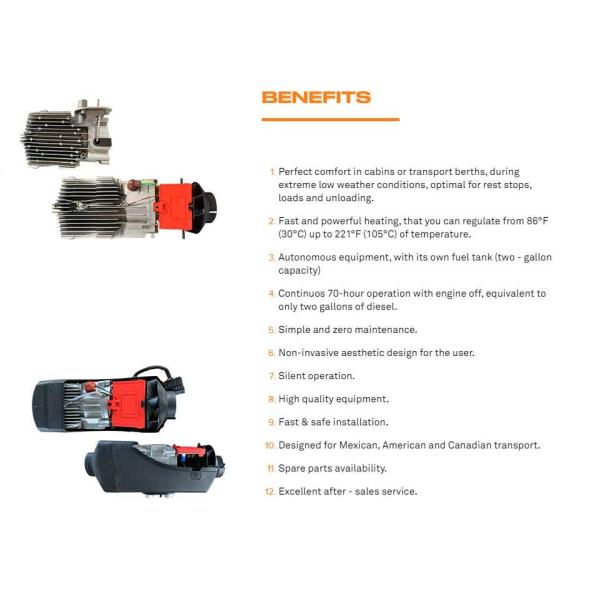 12v 24v Truck Parking Heater